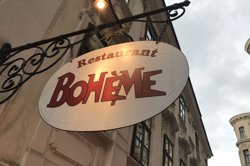Restaurant Boheme 1070 Wien